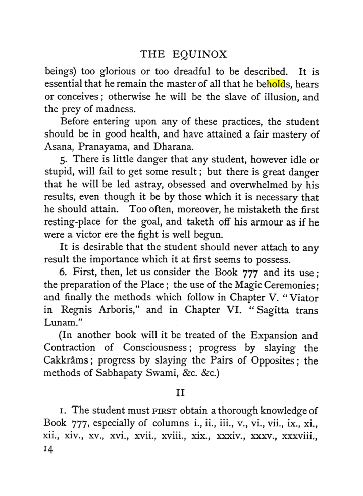 Original scan of The Equinox (Volume I, Number II), PDF page 24
