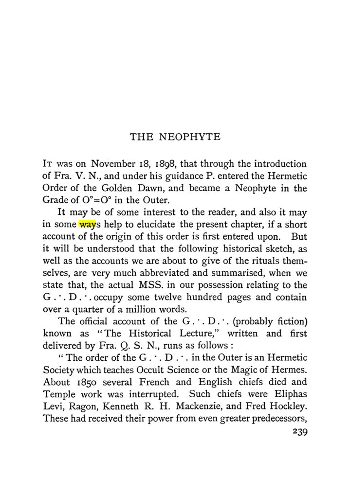 Original scan of The Equinox (Volume I, Number II), PDF page 247