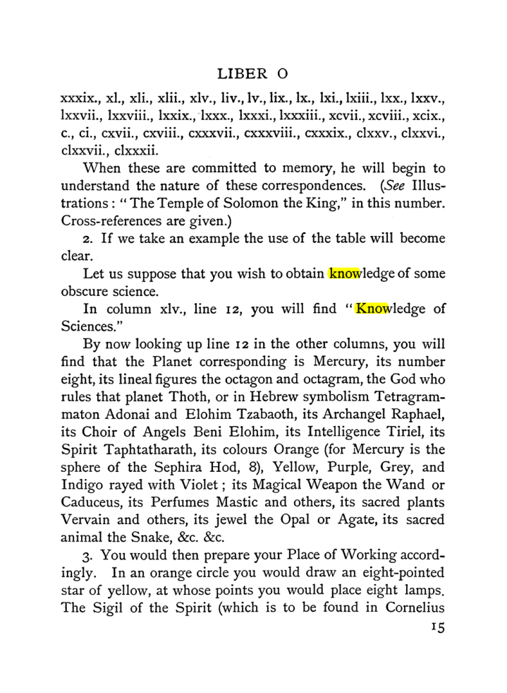 Original scan of The Equinox (Volume I, Number II), PDF page 25