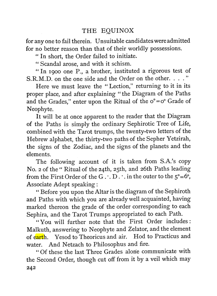 Original scan of The Equinox (Volume I, Number II), PDF page 250