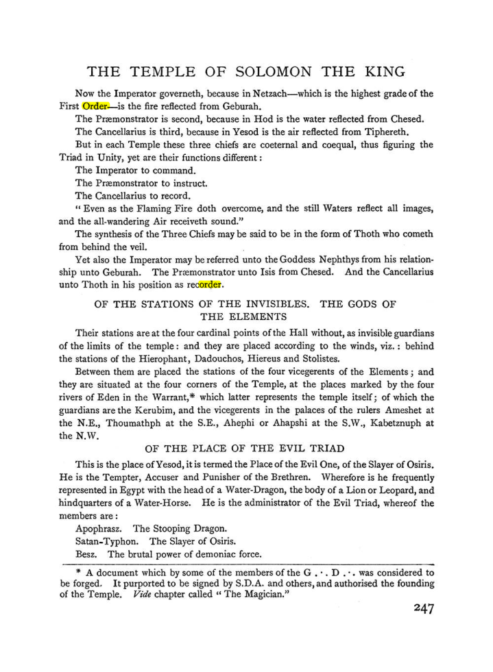 Original scan of The Equinox (Volume I, Number II), PDF page 255