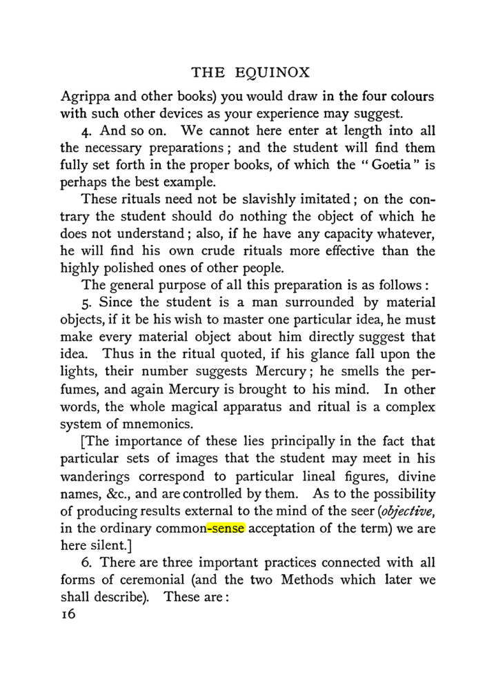 Original scan of The Equinox (Volume I, Number II), PDF page 26