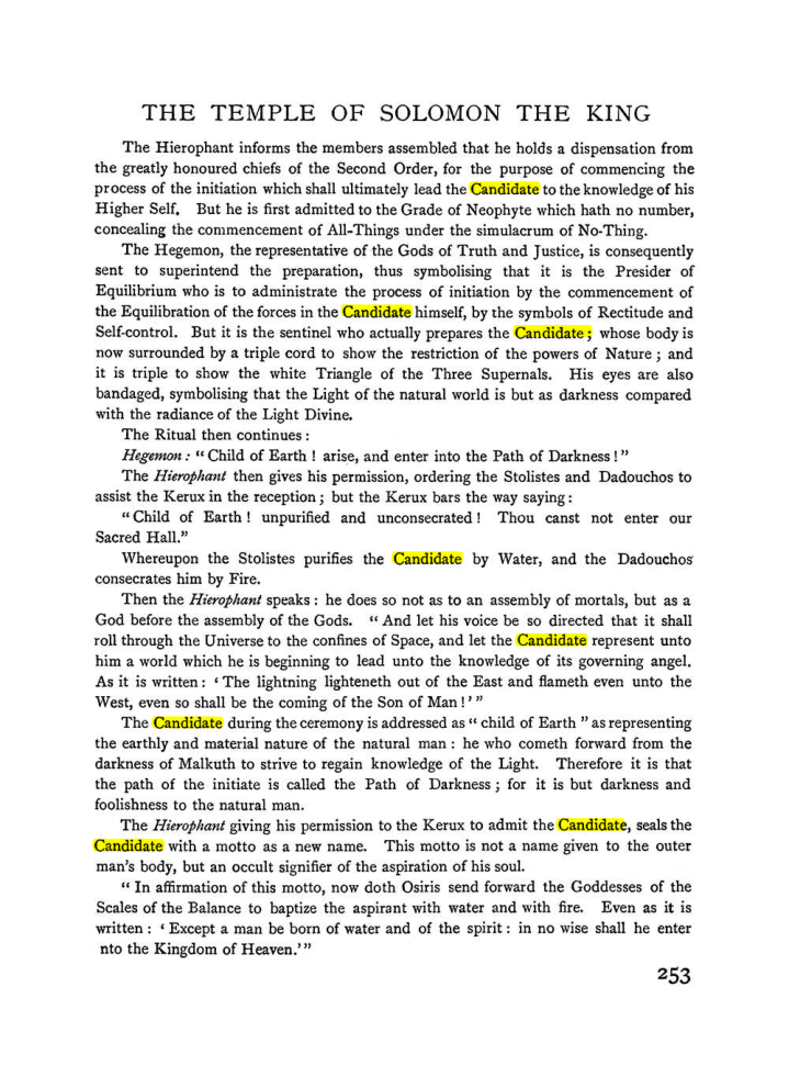 Original scan of The Equinox (Volume I, Number II), PDF page 261