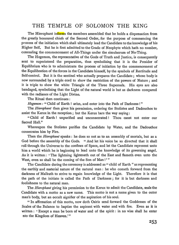 Original scan of The Equinox (Volume I, Number II), PDF page 261
