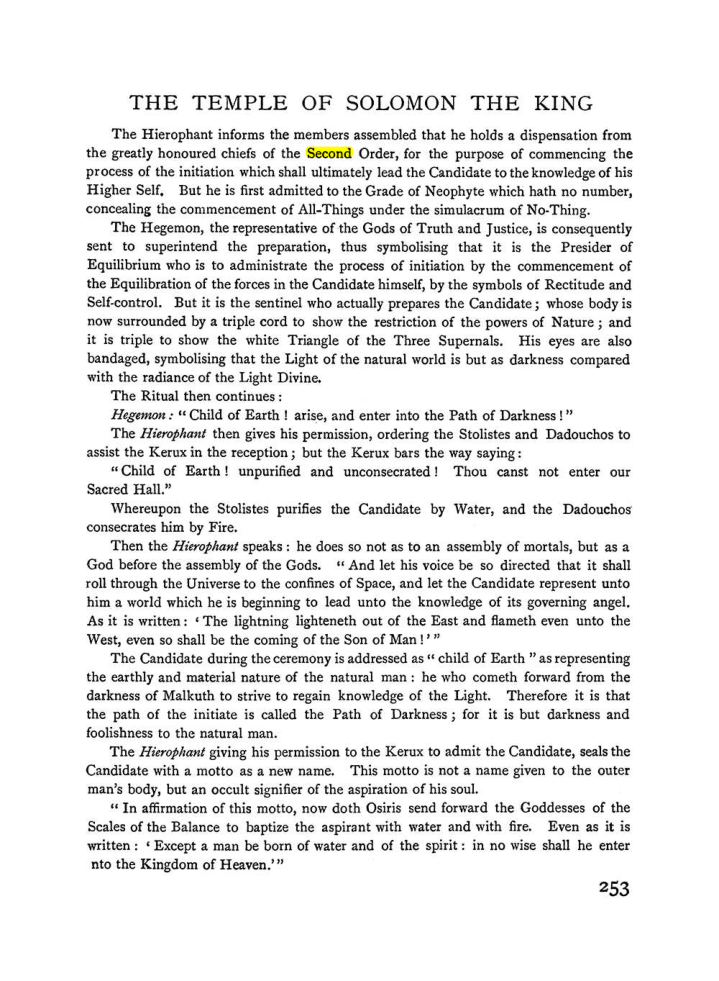 Original scan of The Equinox (Volume I, Number II), PDF page 261