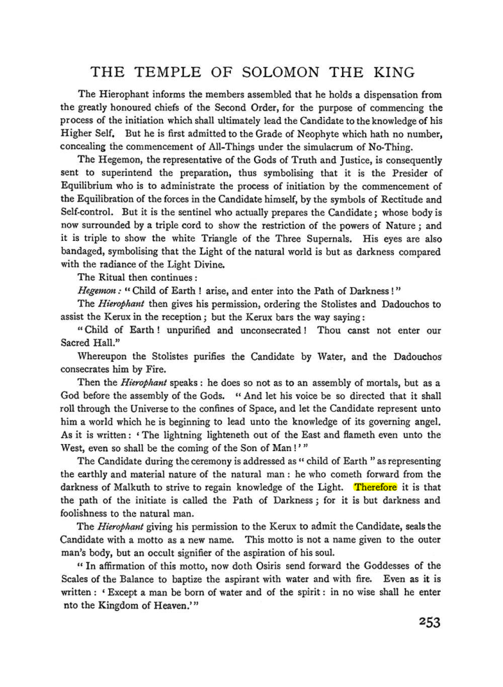 Original scan of The Equinox (Volume I, Number II), PDF page 261