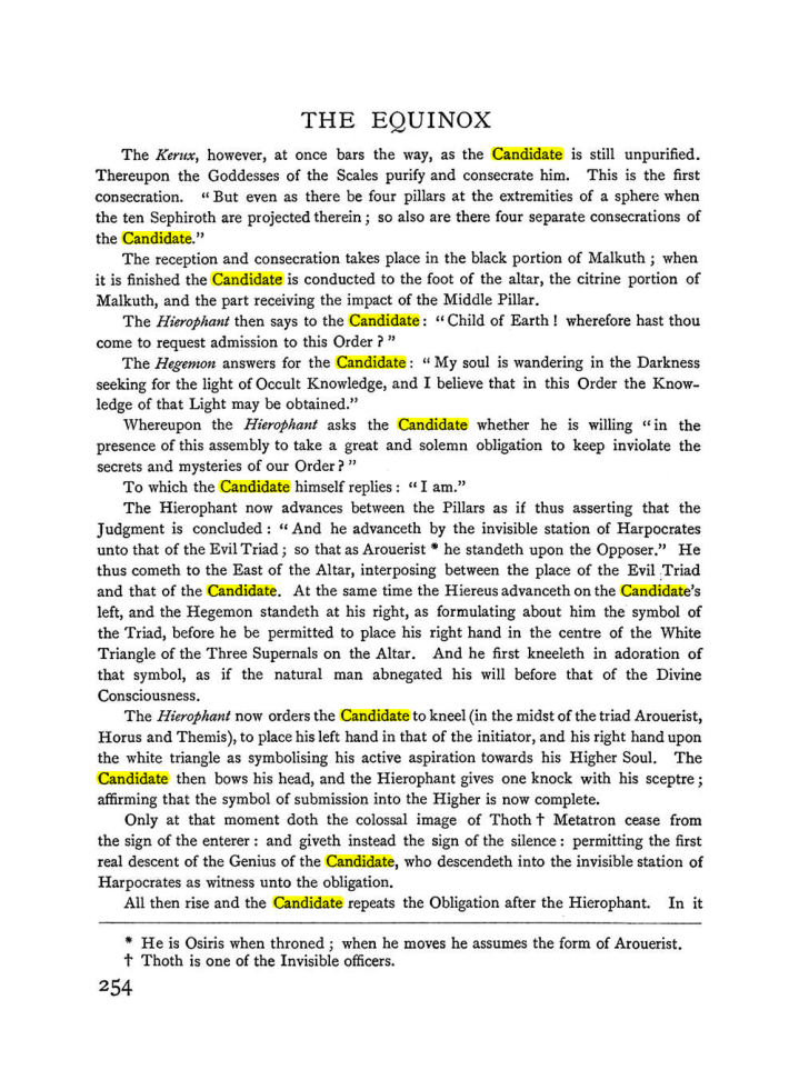 Original scan of The Equinox (Volume I, Number II), PDF page 262