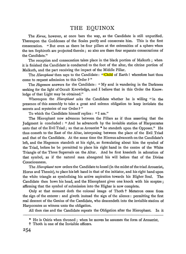 Original scan of The Equinox (Volume I, Number II), PDF page 262