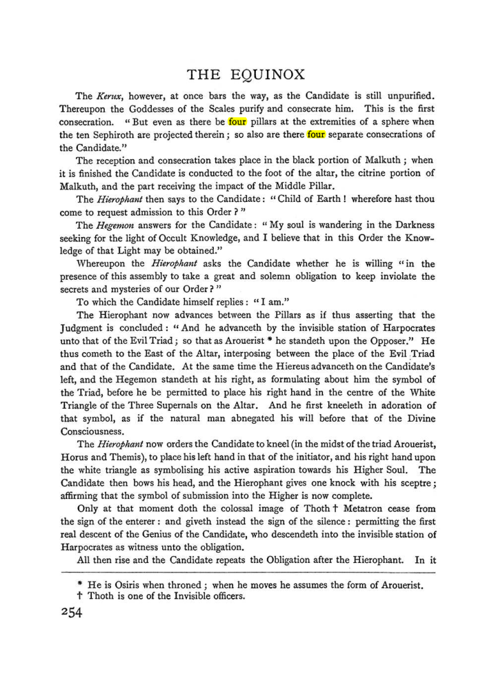 Original scan of The Equinox (Volume I, Number II), PDF page 262