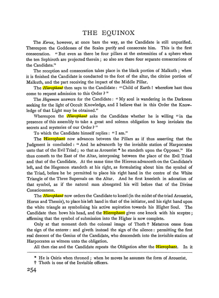 Original scan of The Equinox (Volume I, Number II), PDF page 262