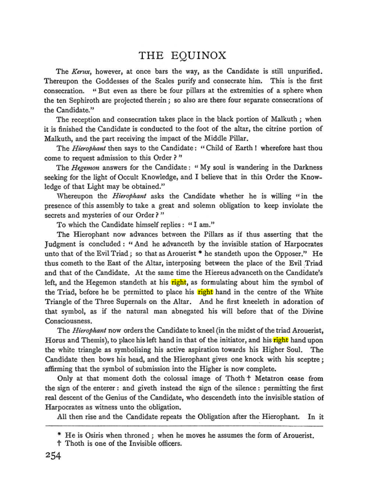 Original scan of The Equinox (Volume I, Number II), PDF page 262