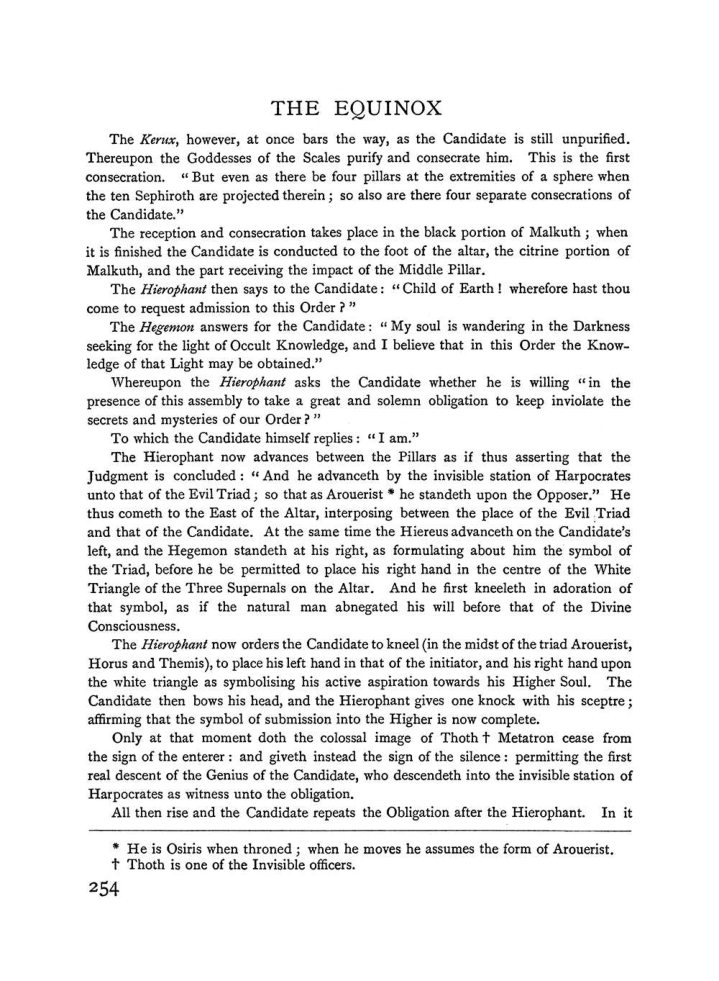 Original scan of The Equinox (Volume I, Number II), PDF page 262