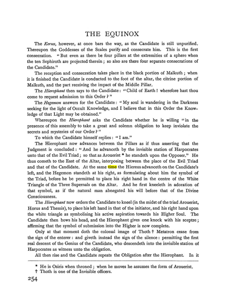 Original scan of The Equinox (Volume I, Number II), PDF page 262