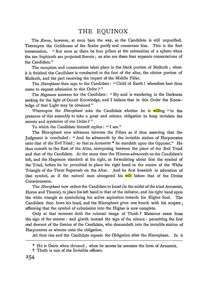 Original scan of The Equinox (Volume I, Number II), PDF page 262