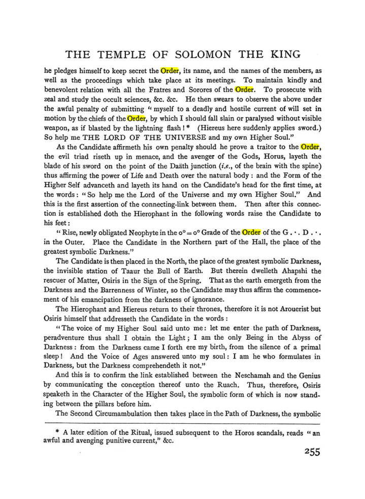Original scan of The Equinox (Volume I, Number II), PDF page 263