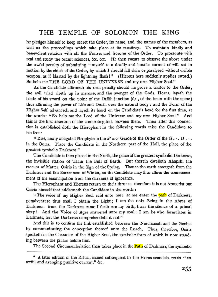 Original scan of The Equinox (Volume I, Number II), PDF page 263