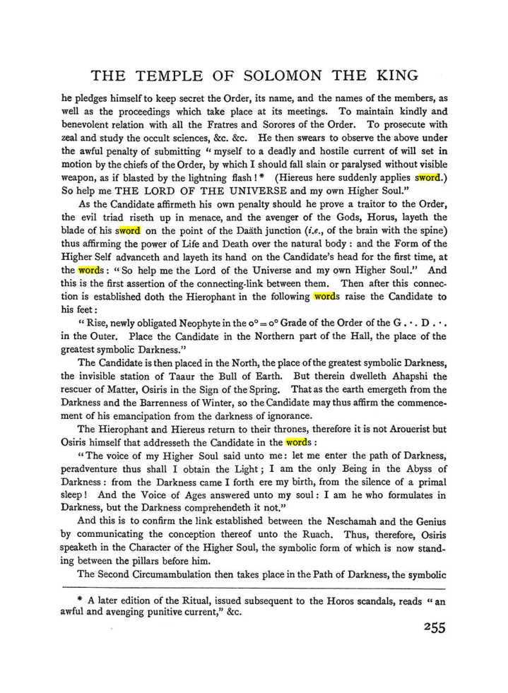 Original scan of The Equinox (Volume I, Number II), PDF page 263