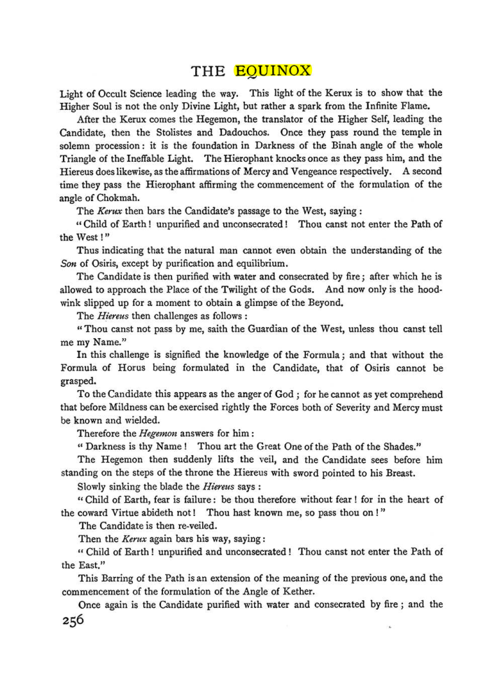 Original scan of The Equinox (Volume I, Number II), PDF page 264