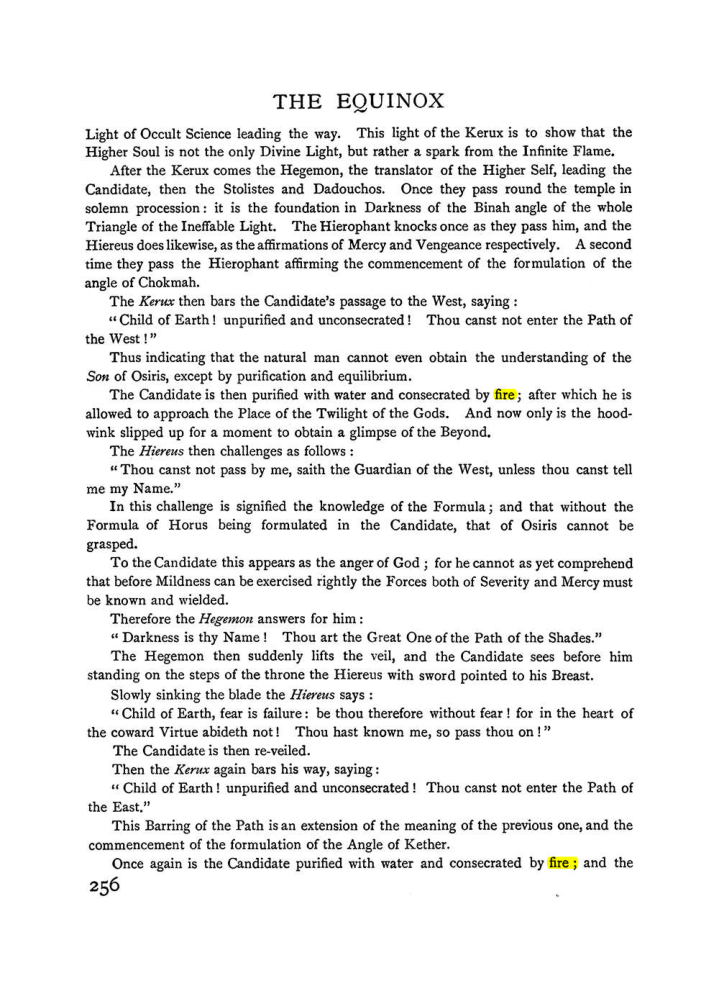 Original scan of The Equinox (Volume I, Number II), PDF page 264