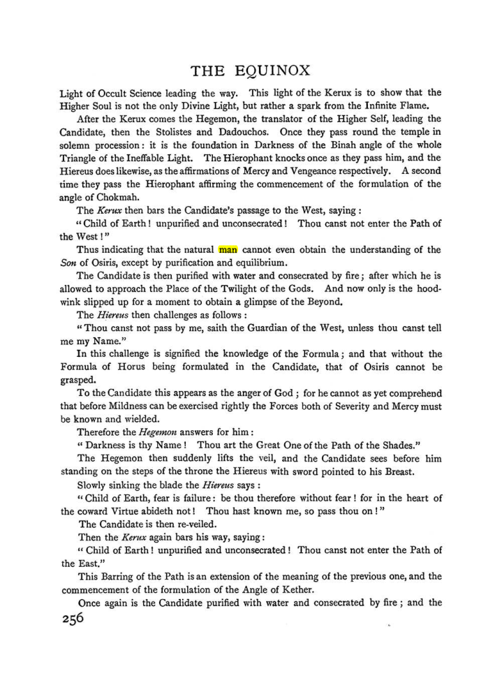 Original scan of The Equinox (Volume I, Number II), PDF page 264