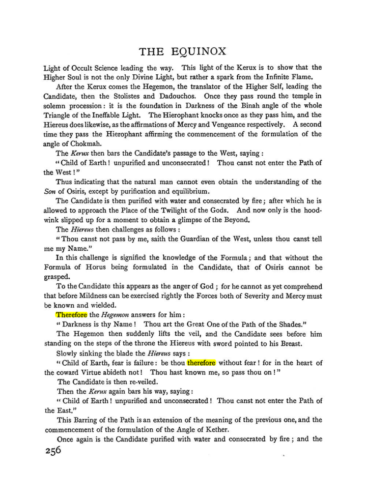 Original scan of The Equinox (Volume I, Number II), PDF page 264