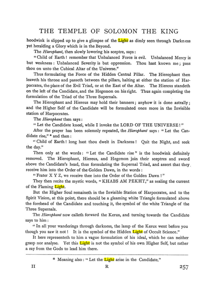 Original scan of The Equinox (Volume I, Number II), PDF page 265