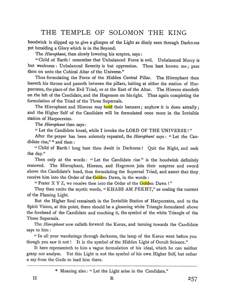 Original scan of The Equinox (Volume I, Number II), PDF page 265