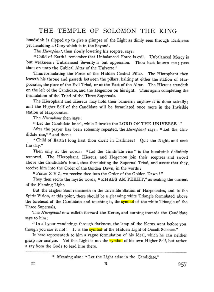Original scan of The Equinox (Volume I, Number II), PDF page 265