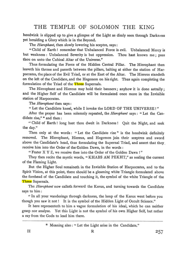 Original scan of The Equinox (Volume I, Number II), PDF page 265