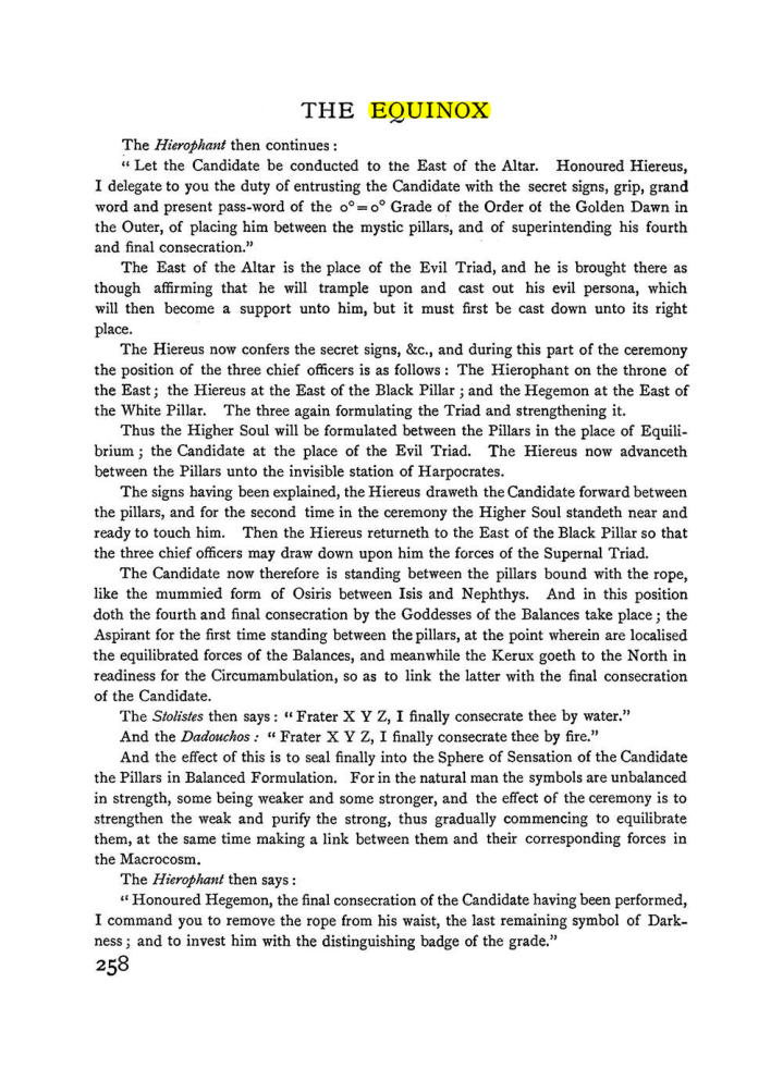 Original scan of The Equinox (Volume I, Number II), PDF page 266