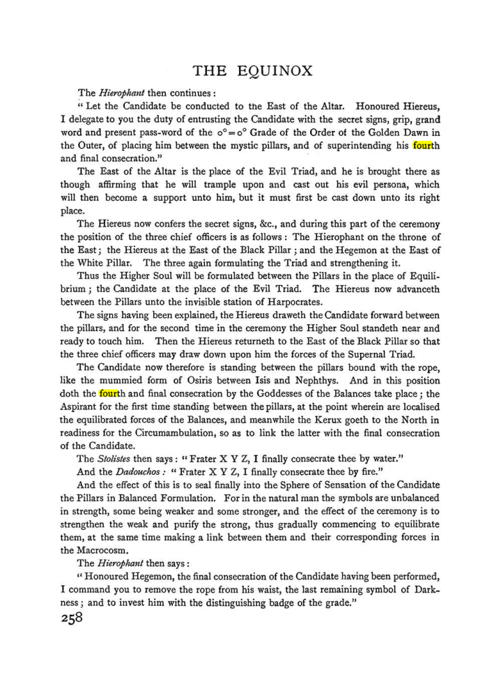 Original scan of The Equinox (Volume I, Number II), PDF page 266