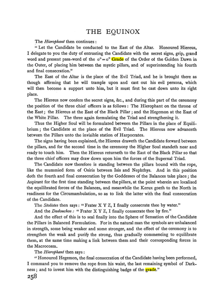 Original scan of The Equinox (Volume I, Number II), PDF page 266