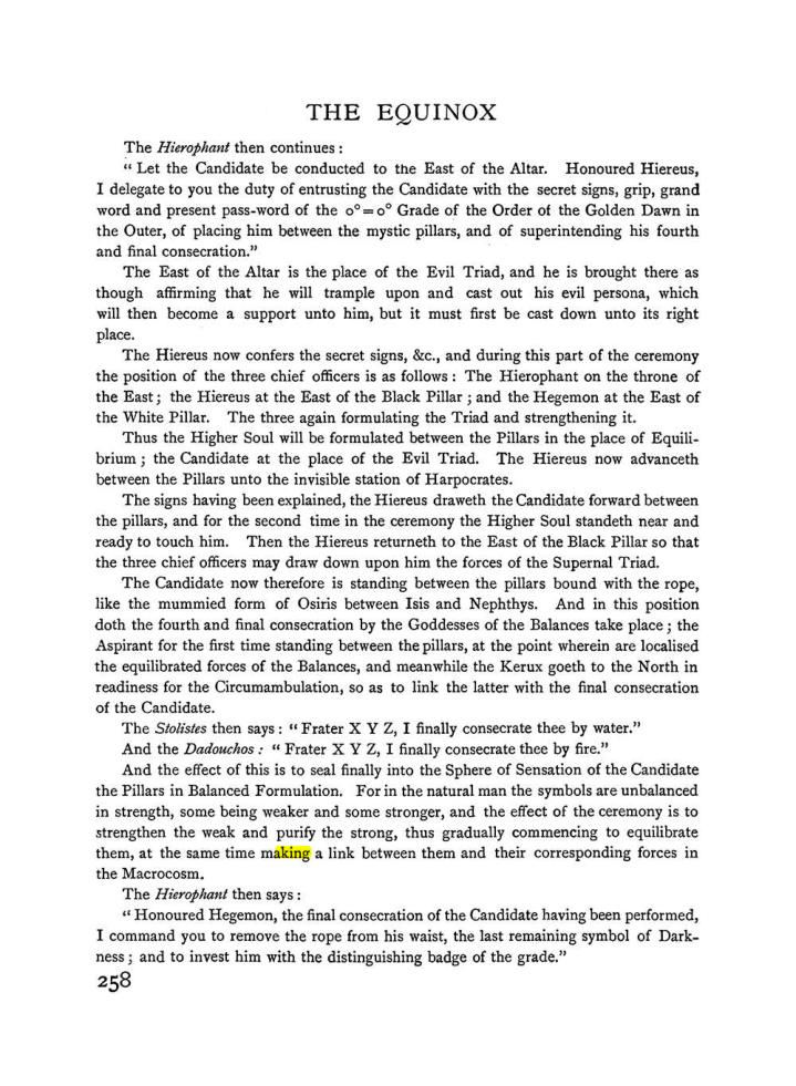 Original scan of The Equinox (Volume I, Number II), PDF page 266