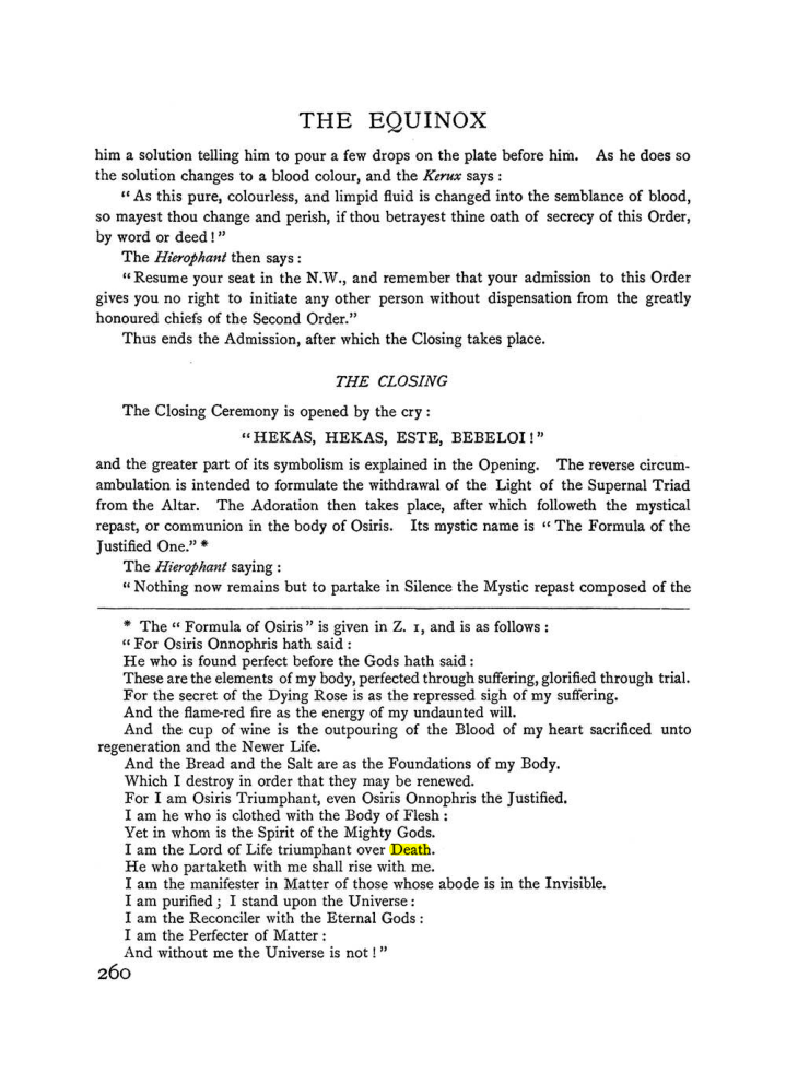 Original scan of The Equinox (Volume I, Number II), PDF page 268
