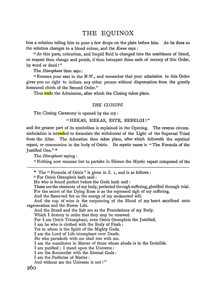 Original scan of The Equinox (Volume I, Number II), PDF page 268