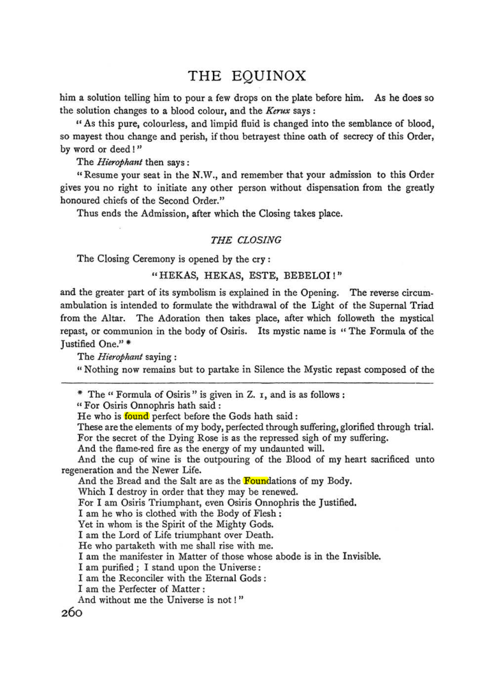 Original scan of The Equinox (Volume I, Number II), PDF page 268