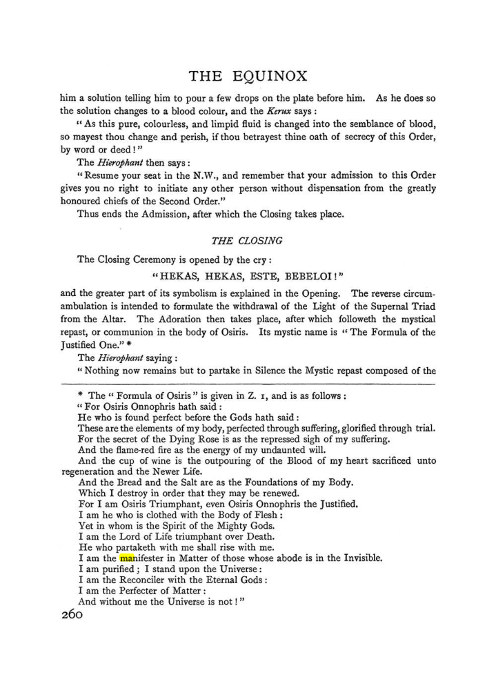 Original scan of The Equinox (Volume I, Number II), PDF page 268