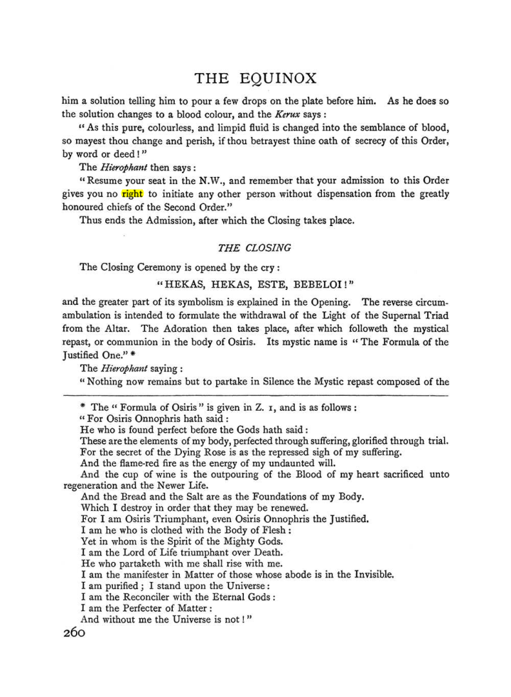 Original scan of The Equinox (Volume I, Number II), PDF page 268