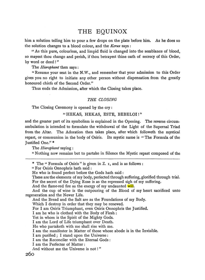 Original scan of The Equinox (Volume I, Number II), PDF page 268
