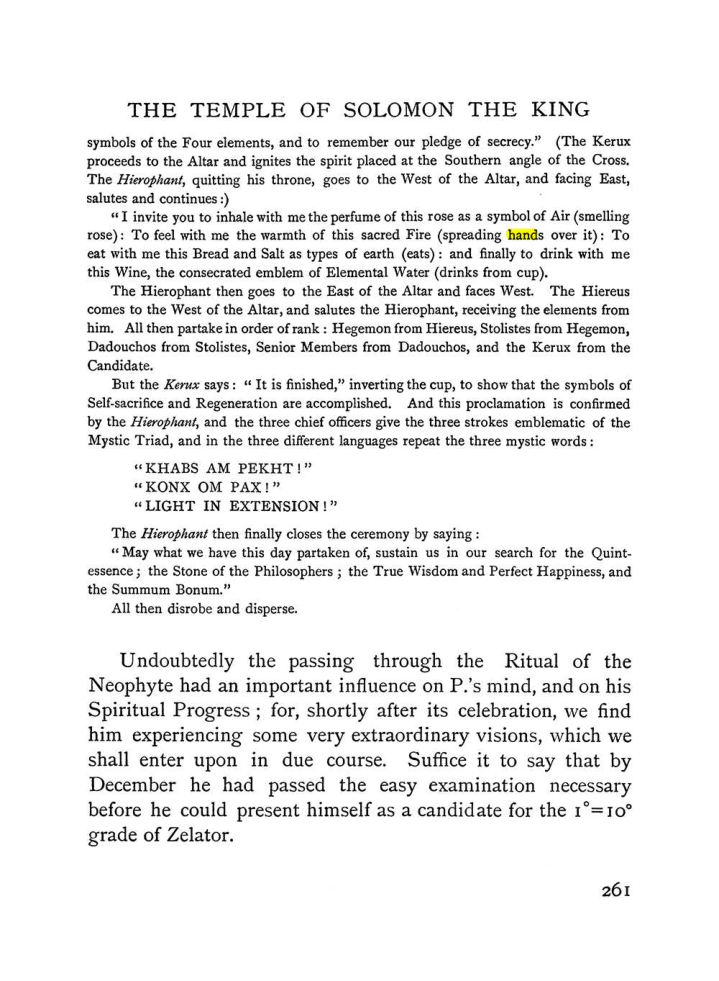 Original scan of The Equinox (Volume I, Number II), PDF page 269