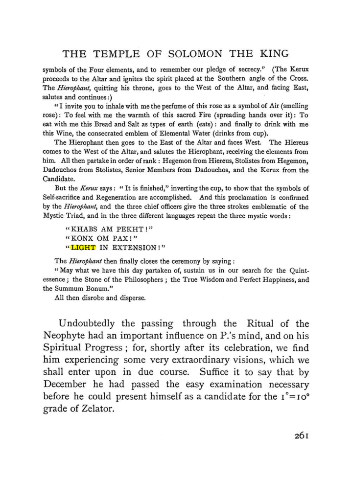 Original scan of The Equinox (Volume I, Number II), PDF page 269