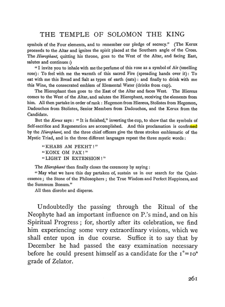 Original scan of The Equinox (Volume I, Number II), PDF page 269