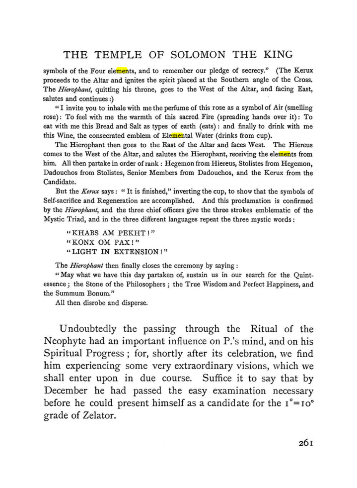 Original scan of The Equinox (Volume I, Number II), PDF page 269