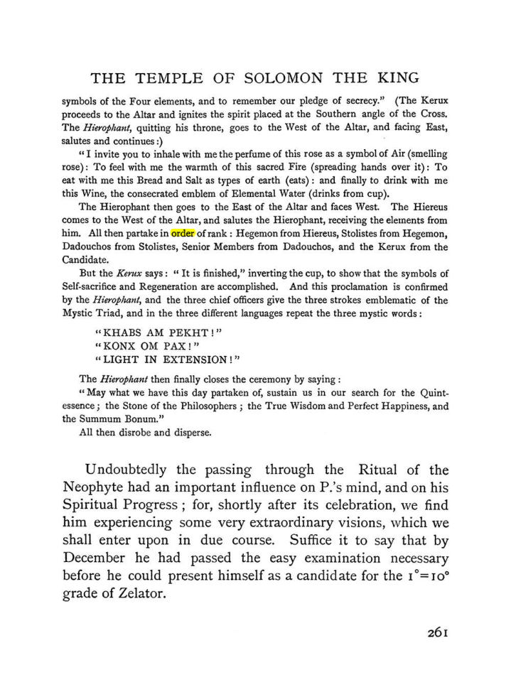 Original scan of The Equinox (Volume I, Number II), PDF page 269