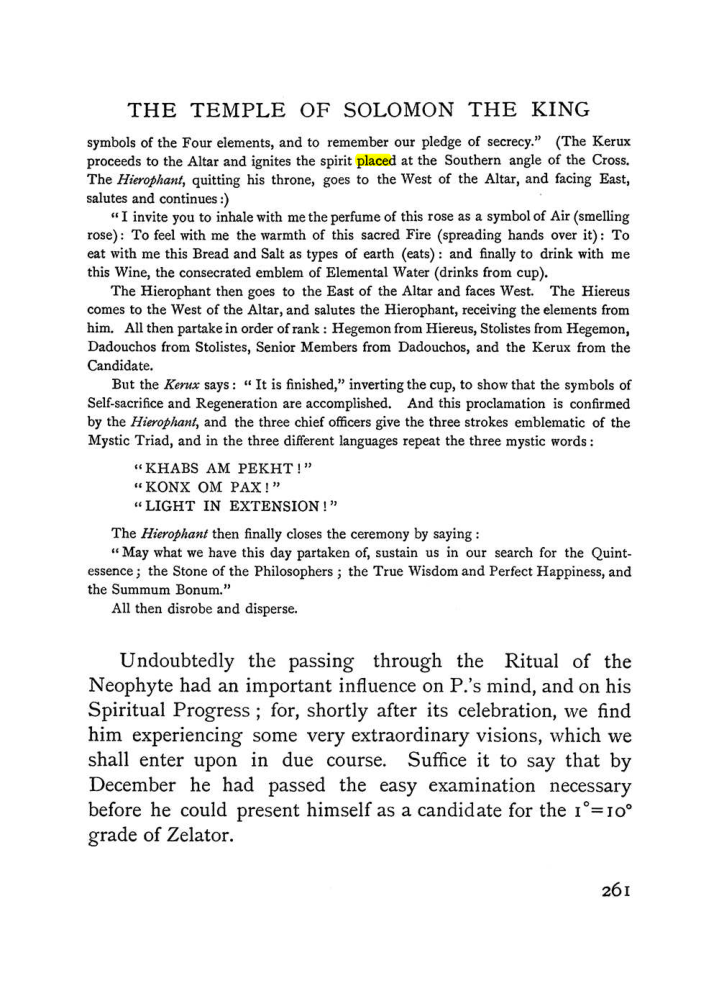 Original scan of The Equinox (Volume I, Number II), PDF page 269