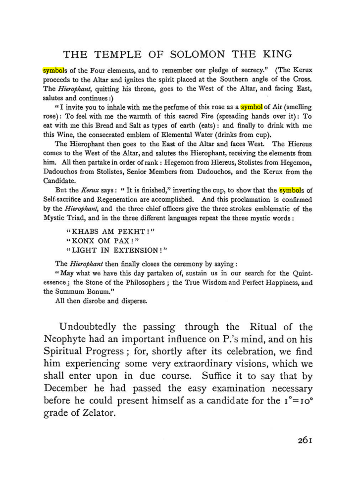 Original scan of The Equinox (Volume I, Number II), PDF page 269