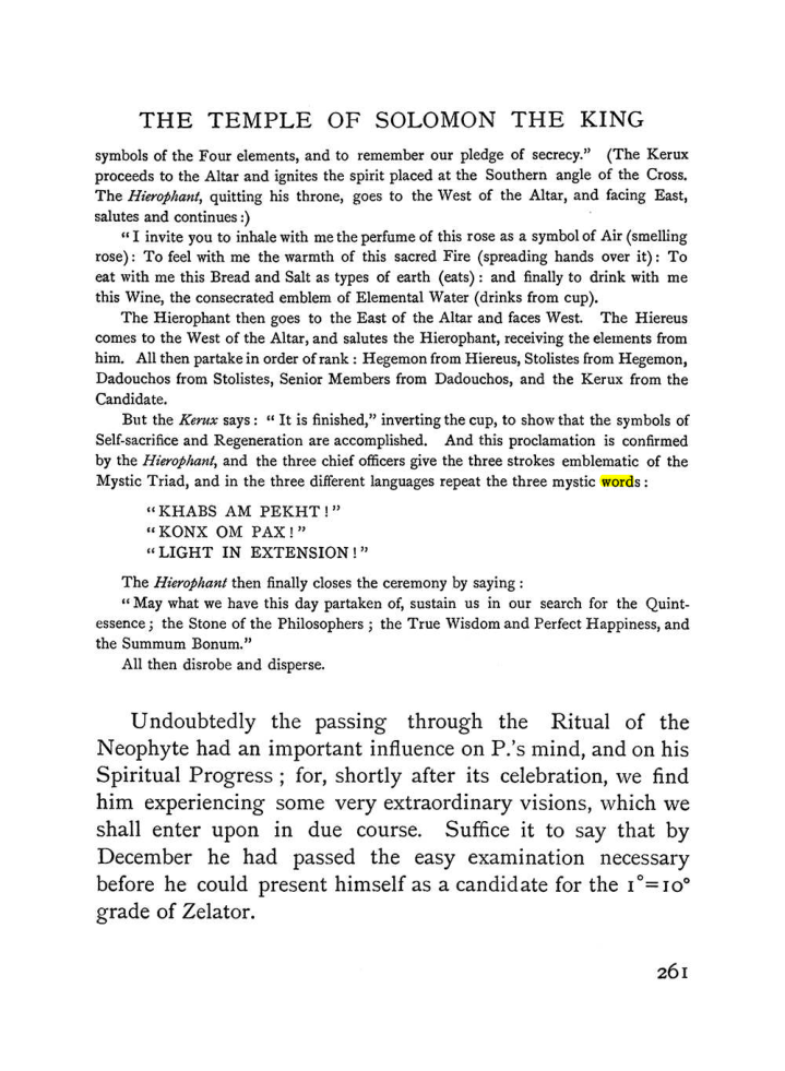 Original scan of The Equinox (Volume I, Number II), PDF page 269