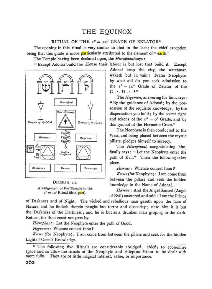 Original scan of The Equinox (Volume I, Number II), PDF page 270