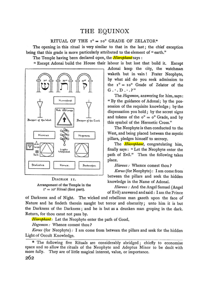 Original scan of The Equinox (Volume I, Number II), PDF page 270