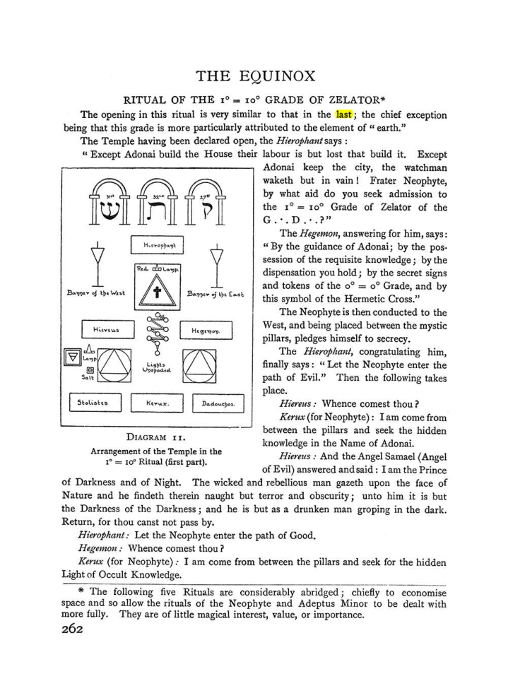 Original scan of The Equinox (Volume I, Number II), PDF page 270